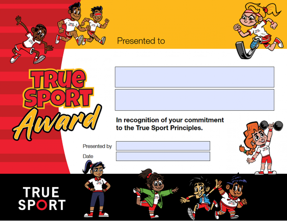 True Sport Award 7 Principles