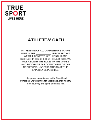 True Sport Oaths True Sport   Ts Oaths Sample Eng 